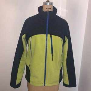Columbia Green/Navy Men’s Fleece Jacket M